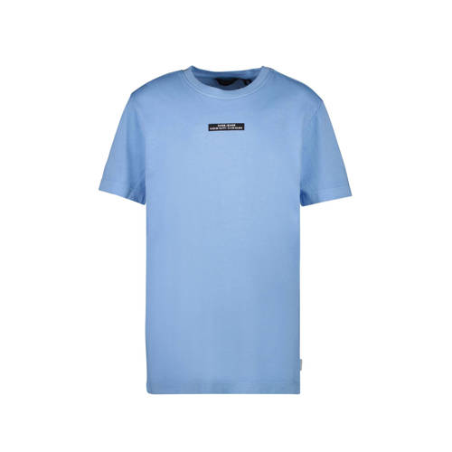 Cars T-shirt SONO met tekst hemelblauw Jongens Katoen Ronde hals Tekst
