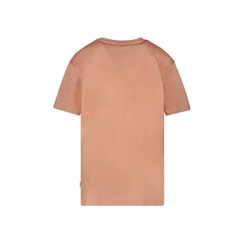 Cars T-shirt REBOOT perzik Oranje Jongens Katoen Ronde hals Effen 116