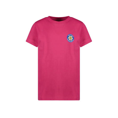 Cars T-shirt VIOLETT met backprint fuchsia Roze Meisjes Katoen Ronde hals