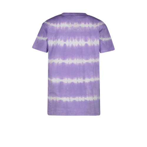 Cars tie-dye T-shirt ALVYNIA lila wit roze Paars Meisjes Katoen Ronde hals 116