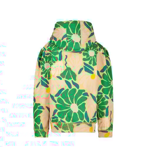 Cars hoodie HEDDI met all over print licht oranje groen Sweater All over print 116