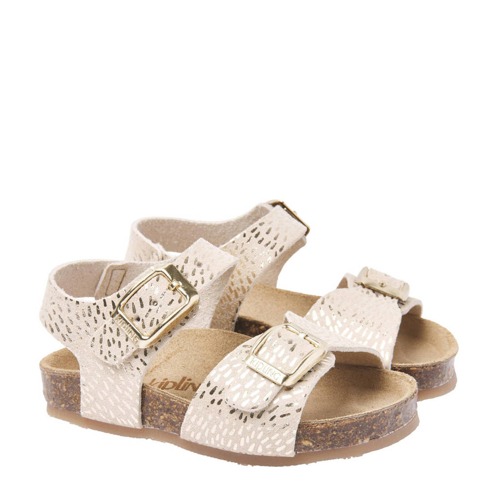 Nelson Schoenen Kipling Sandaal Nelson Kipling Sandalen Kipling Pepita  Sandalen Goud