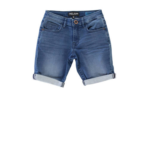 Cars denim short SEATLE stone used Blauw Jongens Stretchdenim Effen