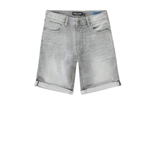 Cars denim short SEATLE grey used Korte broek Grijs Jongens Katoen Effen