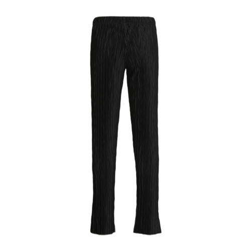 Cars straight fit broek GULY zwart Meisjes Polyester Effen 116