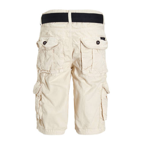 Cars cargo short DURRAS zand Korte broek Ecru Jongens Katoen Effen 116