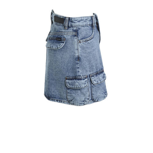 Cars spijkerrok YAEL medium blue denim Blauw Effen 116