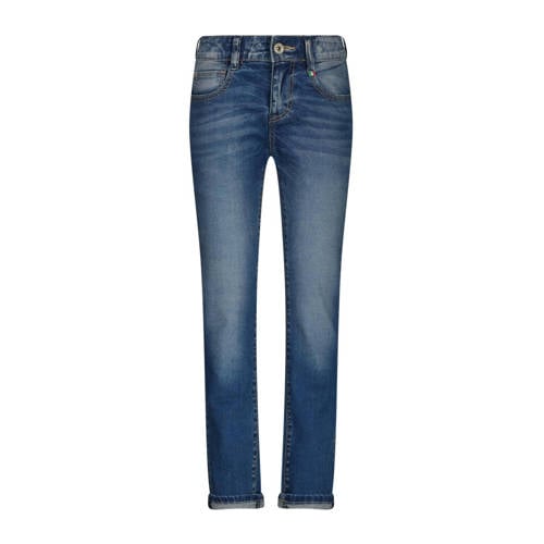Vingino skinny jeans Aron blue vintage Blauw Jongens Stretchdenim Effen