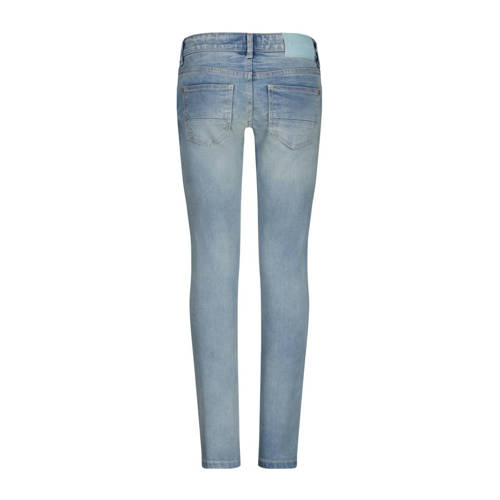 VINGINO skinny jeans Alice light indigo Blauw Meisjes Stretchdenim Effen 128