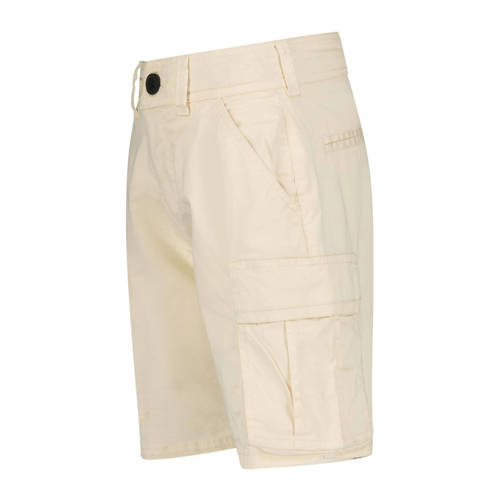 VINGINO regular fit cargo short Riof ivoor Korte broek Ecru Jongens Stretchkatoen 128