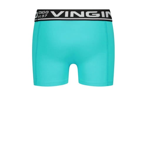 VINGINO boxershort Colors set van 5 aquablauw multicolor Jongens Stretchkatoen 122 128