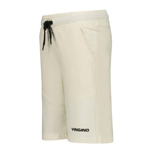 VINGINO sweatshort Rastoni ivoor Korte broek Ecru Effen 128