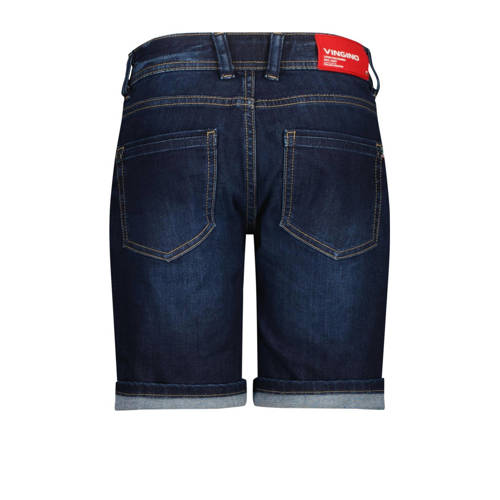 VINGINO denim short Curzio Damage cruziale blue Korte broek Blauw Jongens Stretchdenim 128