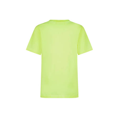 VINGINO T-shirt Hois met printopdruk neongeel Jongens Katoen Ronde hals 128