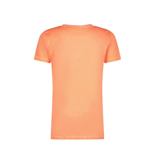 VINGINO T-shirt Hilod neon koraal Oranje Jongens Katoen Ronde hals Effen 128