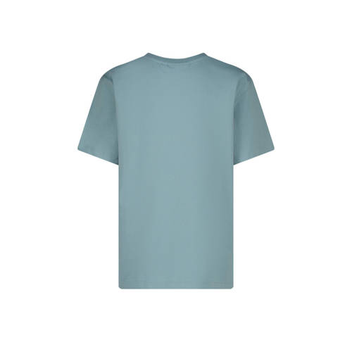 VINGINO T-shirt Hon met logo grijsblauw Jongens Katoen Ronde hals Logo 128