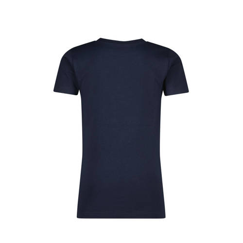 VINGINO T-shirt Hasico donkerblauw Jongens Katoen Ronde hals Effen 128