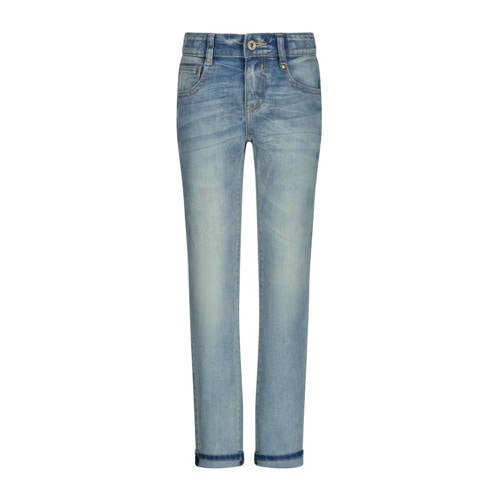 Vingino slim fit jeans Dante old vintage Blauw Jongens Stretchdenim Effen