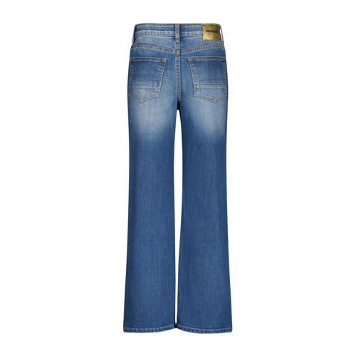 VINGINO straight fit jeans Coco old vintage Blauw Meisjes Denim Effen 128