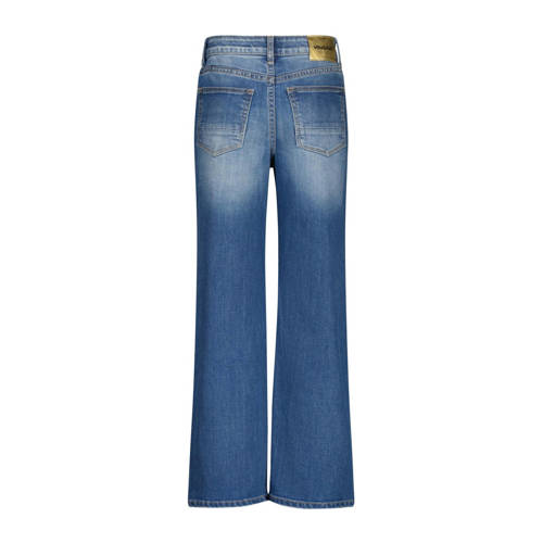 VINGINO straight fit jeans Coco old vintage Blauw Meisjes Denim Effen 128