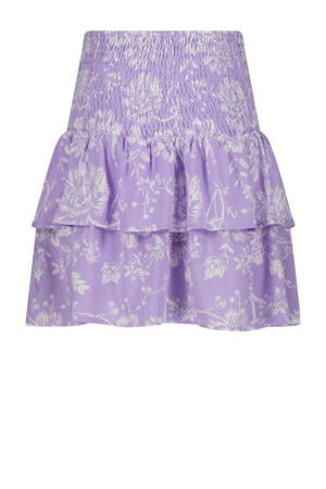 rok Quarry met all over print lila/wit