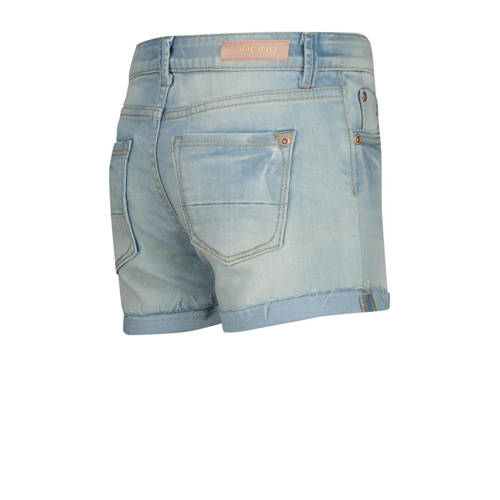 VINGINO denim short Diletta light vintage Korte broek Blauw Meisjes Stretchdenim 128