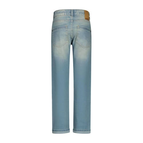 VINGINO regular fit jeans Bruno light indigo Blauw Jongens Stretchdenim 128