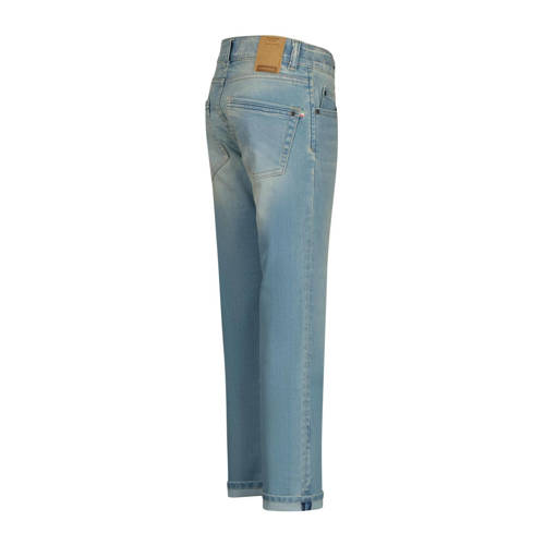 VINGINO regular fit jeans Bruno light indigo Blauw Jongens Stretchdenim 128