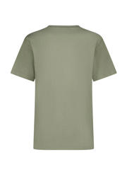 thumbnail: Groene jongens Vingino T-shirt Hon van katoen met logo dessin, korte mouwen en ronde hals