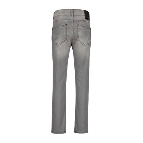 VINGINO skinny jeans Aron light grey Grijs Jongens Stretchdenim Effen 128