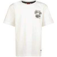 thumbnail: Witte jongens Vingino T-shirt Hatsa van katoen met backprint, korte mouwen en ronde hals