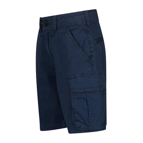 VINGINO regular fit cargo short Riof donkerblauw Korte broek Jongens Stretchkatoen 128