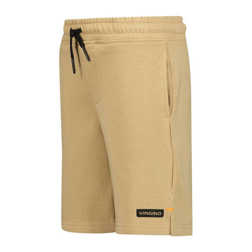 VINGINO sweatshort zandsteen Korte broek Beige Effen 128