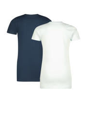 thumbnail: Vingino T-shirt - set van 2 mintgroen/donkerblauw