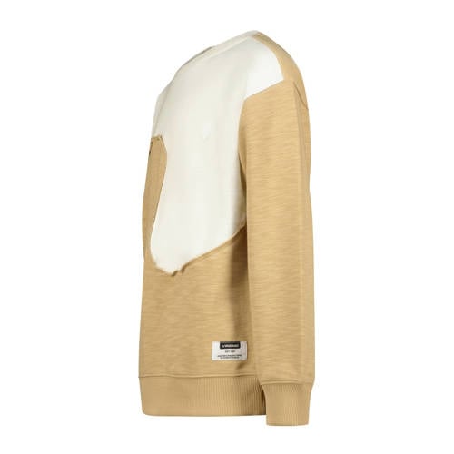 VINGINO sweater zand offwhite Beige Meerkleurig 140