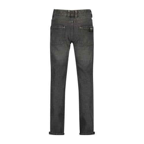 VINGINO regular fit jeans dark grey vintage Grijs Jongens Denim Effen 128