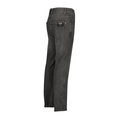 VINGINO regular fit jeans dark grey vintage Grijs Jongens Denim Effen 128
