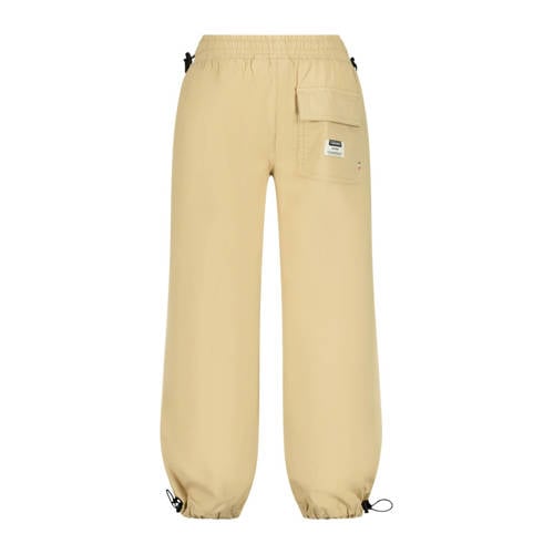 VINGINO loose fit broek zand Beige Jongens Katoen Effen 128