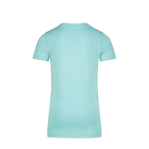 VINGINO T-shirt aquablauw Jongens Katoen Ronde hals Effen 128