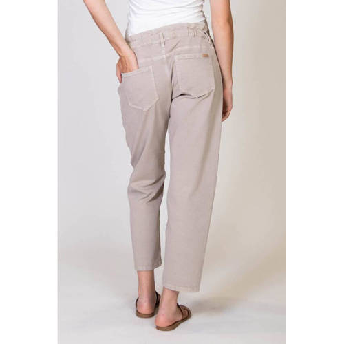 love2wait loose fit broek beige Dames Stretchkatoen Effen 29