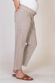 thumbnail:  dames LOVE2WAIT van stretchkatoen met loose fit, regular waist, elastische tailleband en effen
