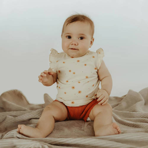 Your Wishes baby bloomer broekje Pascal oranje Korte broek Meisjes Katoen 62 68
