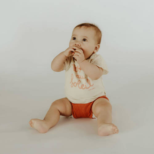 Your Wishes baby bloomer broekje Pascal oranje Korte broek Meisjes Katoen 62 68