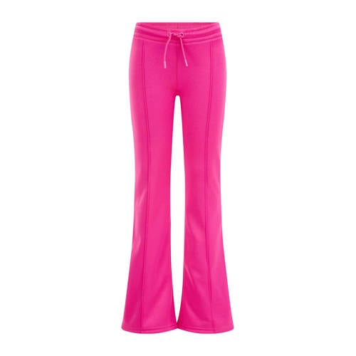 WE Fashion broek roze Meisjes Gerecycled polyester Effen
