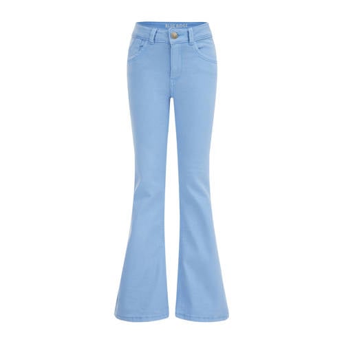 WE Fashion Blue Ridge flared jeans HW Farah nautical blue Blauw Meisjes Stretchdenim