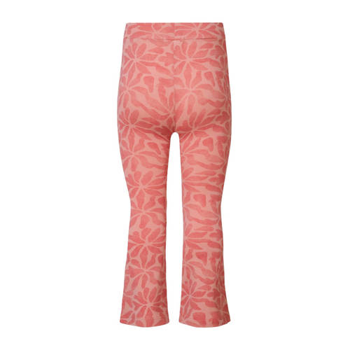 Noppies flared legging met all over print roze Meisjes Stretchkatoen All over print 104