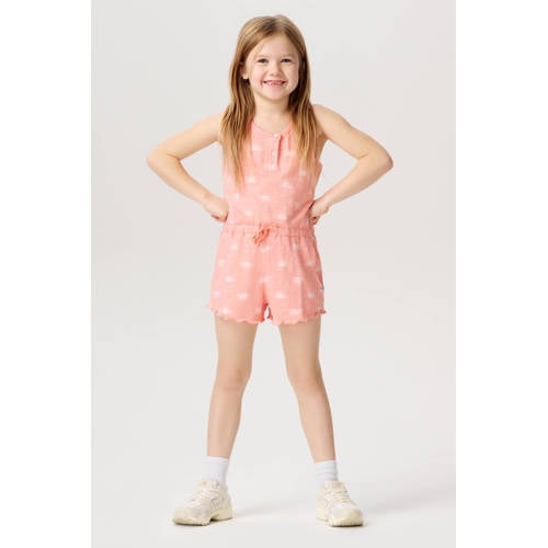 Noppies playsuit Eski met all over print roze Meisjes Katoen Ronde hals 92