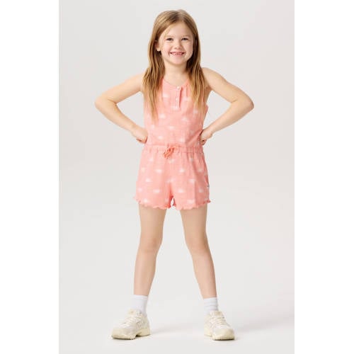 Noppies playsuit Eski met all over print roze Meisjes Katoen Ronde hals 104