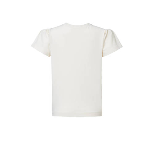 Noppies T-shirt Espy met printopdruk wit Meisjes Katoen Ronde hals Printopdruk 104