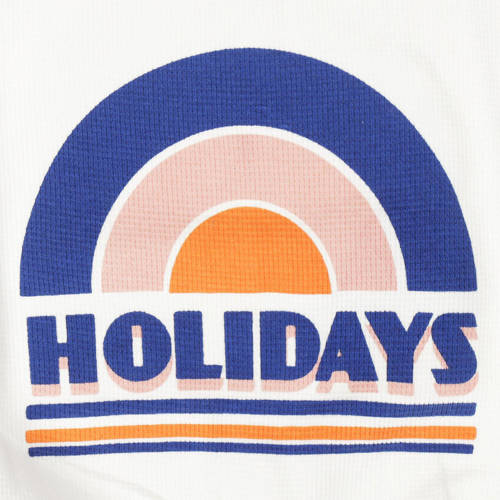 Tumble 'n Dry T-shirt Bonita Springs wit blauw roze Meisjes Katoen Ronde hals 128